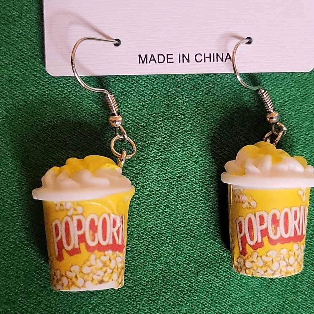 Pierced Popcorn Earrings - Picture 2 of 9